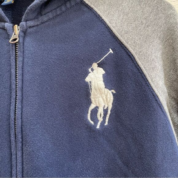 POLO RALPH LAUREN BIG PONY ZIP FRONT HOODIE - Picture 4 of 6